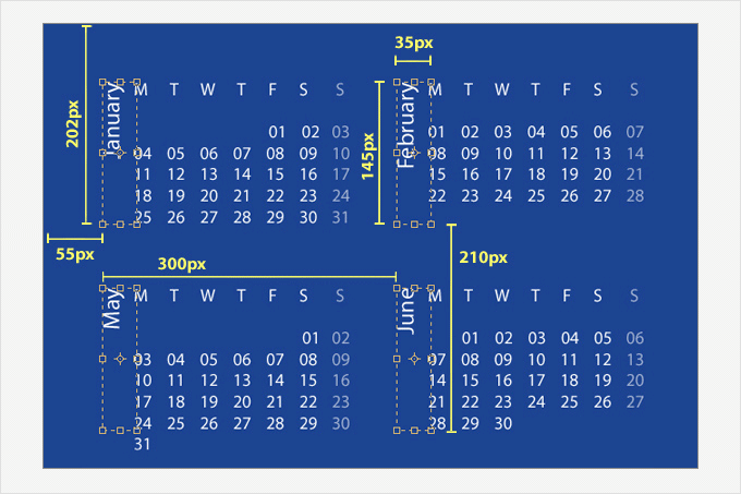 Автоматическое  создание Календаря