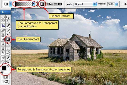 step4 - Фотоэффект с помощью одного слоя. Быстро и просто.