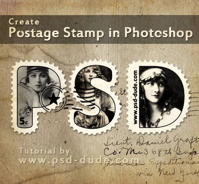 old-stamp-photoshop