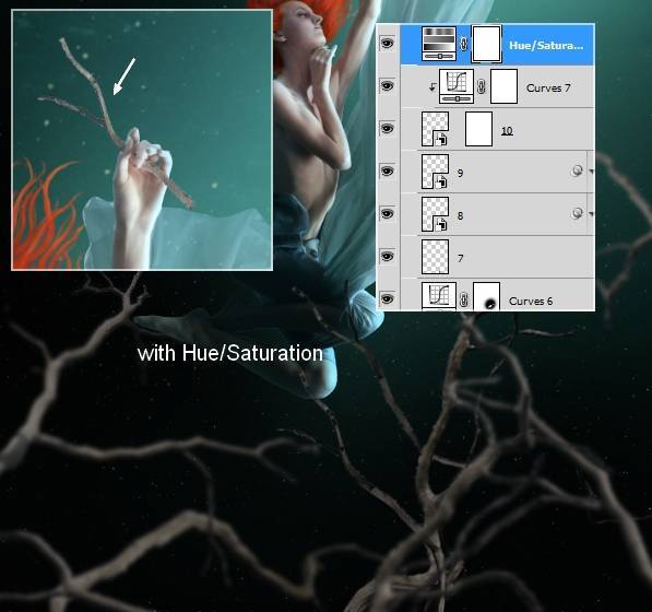 underwater37a - Фантазия подводной сцены в Photoshop