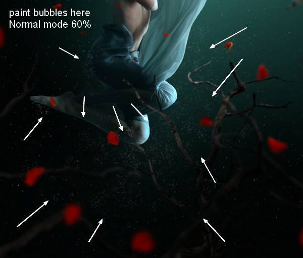 underwater49c - Фантазия подводной сцены в Photoshop