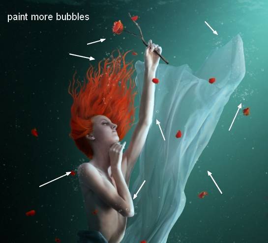 underwater50a - Фантазия подводной сцены в Photoshop